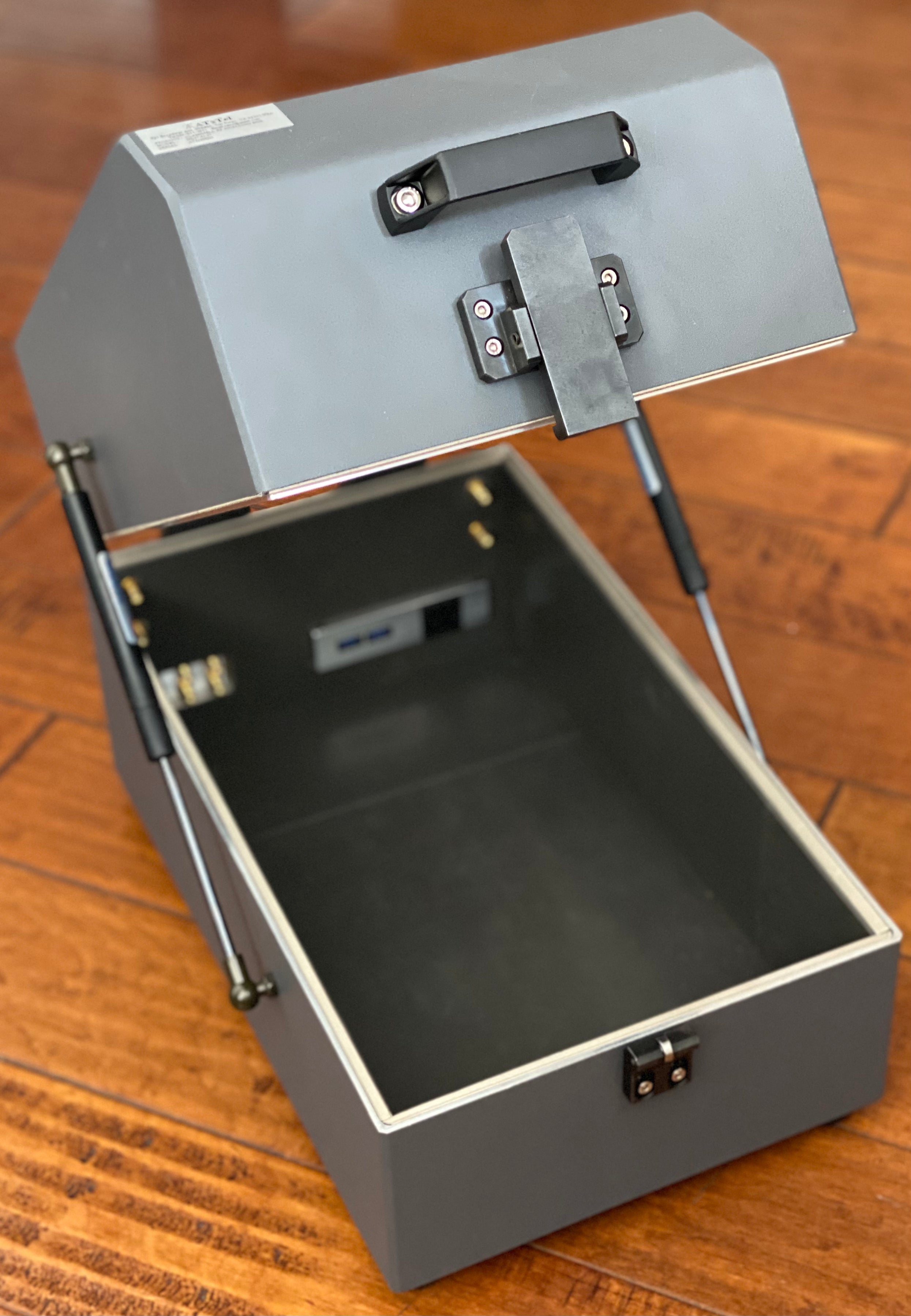Bench-top Clamshell RF Isolation unit – ATxTel